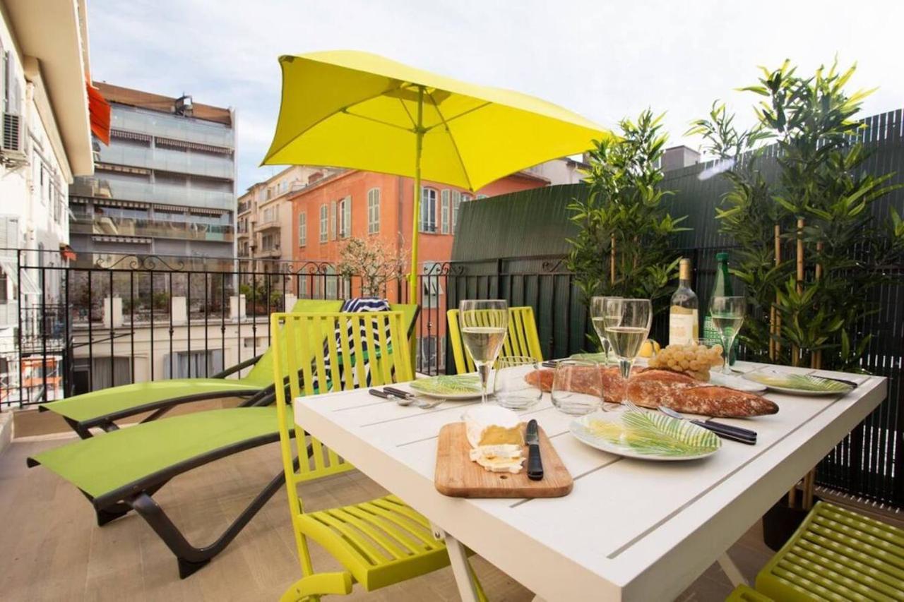 F2 Terrasse, Moderne, Hyper Centre, Clim, Ascenseur- Dubouchage Apartment Nisa Exterior foto