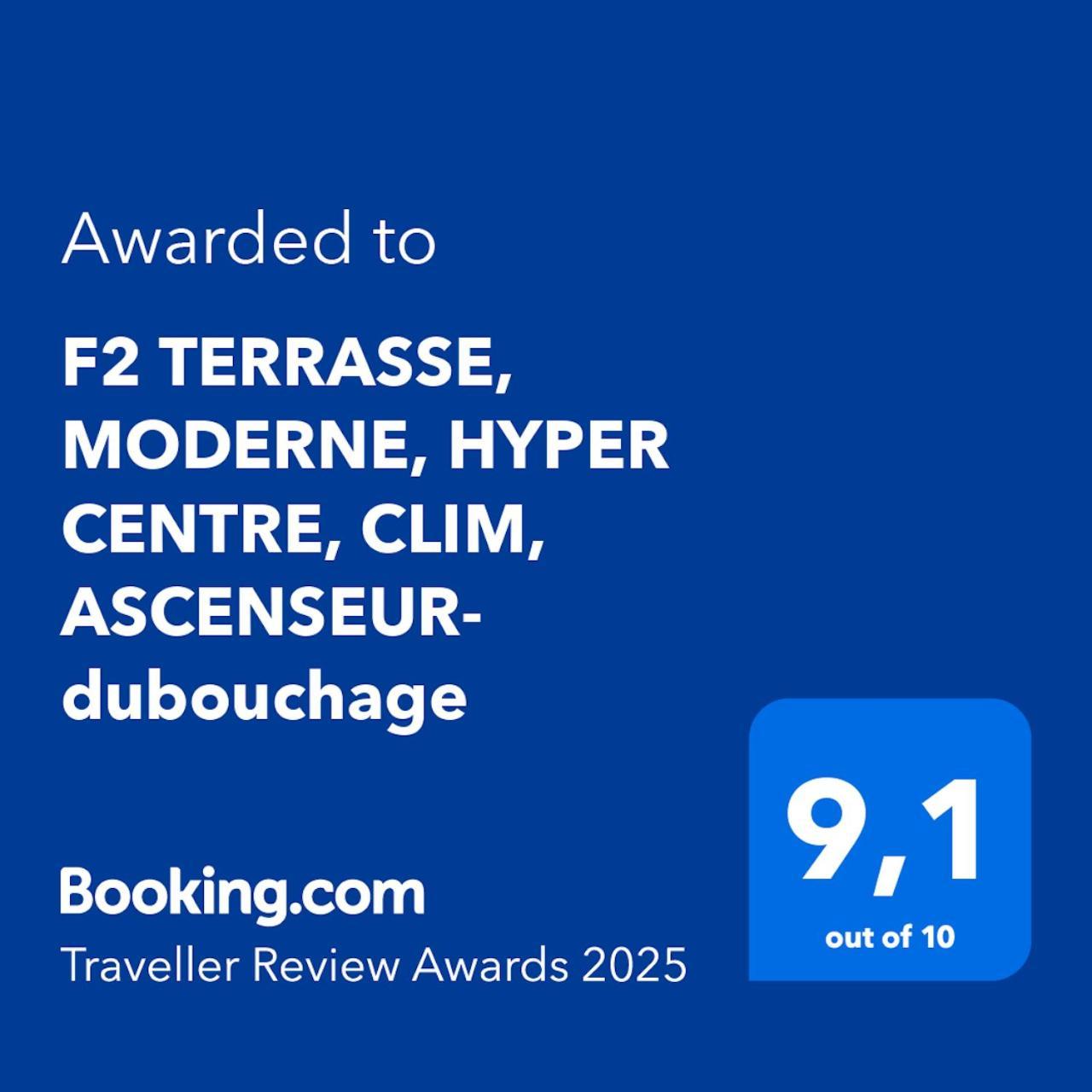 F2 Terrasse, Moderne, Hyper Centre, Clim, Ascenseur- Dubouchage Apartment Nisa Exterior foto